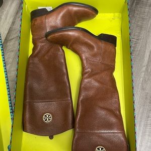 Tory Burch tan boots